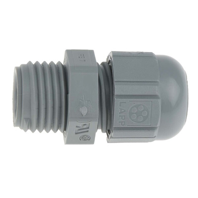Lapp SKINTOP Series Grey Polyamide Cable Gland, PG7 Thread, 2.5mm Min, 6.5mm Max, IP68