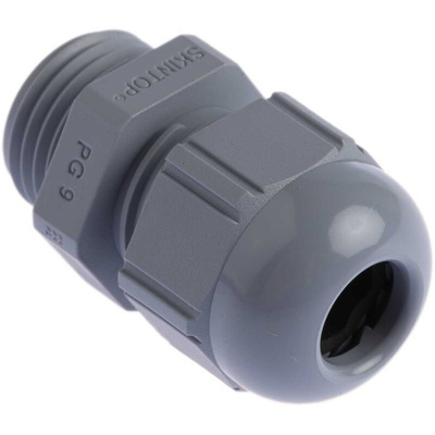 Lapp SKINTOP Series Grey Polyamide Cable Gland, PG9 Thread, 3.5mm Min, 8mm Max, IP68