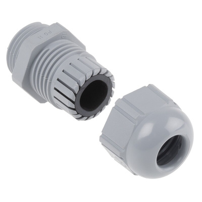 Lapp SKINTOP Series Grey Polyamide Cable Gland, PG11 Thread, 4mm Min, 10mm Max, IP68