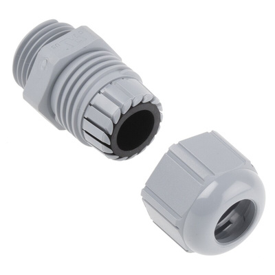 Lapp SKINTOP Series Grey Polyamide Cable Gland, M16 Thread, 4mm Min, 10mm Max, IP66, IP68, IP69K