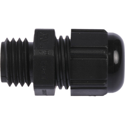 Lapp SKINTOP Series Black Polyamide Cable Gland, M12 Thread, 3.5mm Min, 7mm Max, IP66, IP68, IP69K
