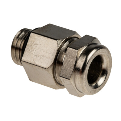 Lapp SKINDICHT Series Metallic Nickel Plated Brass Cable Gland, M8 Thread, 3.5mm Min, 5.5mm Max, IP66, IP68