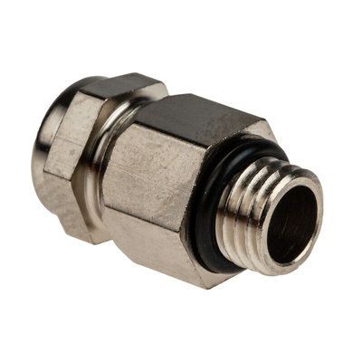 Lapp SKINDICHT Series Metallic Nickel Plated Brass Cable Gland, M8 Thread, 3.5mm Min, 5.5mm Max, IP66, IP68