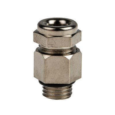 Lapp SKINDICHT Series Metallic Nickel Plated Brass Cable Gland, M8 Thread, 3.5mm Min, 5.5mm Max, IP66, IP68