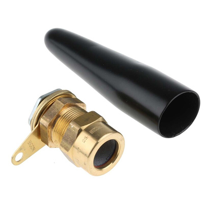Prysmian AXT-K Series Brass Cable Gland Kit, M25 Thread, 11.5mm Min, 21mm Max, IP66