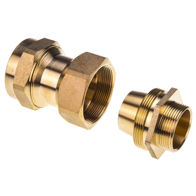 Prysmian CW32 Series Steel Cable Gland Kit, M32 Thread, 23.5mm Min, 33.5mm Max, IP66