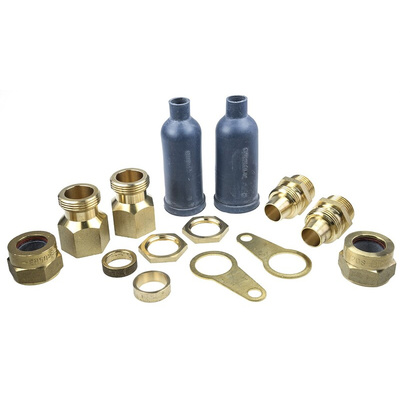 Prysmian LSF-CW Series Steel Cable Gland Kit, M20 Thread, 8mm Min, 15.8mm Max, IP66