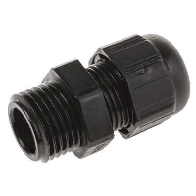 Legrand 979 Series Black Plastic Cable Gland, M16 Thread, 4mm Min, 8mm Max, IP68