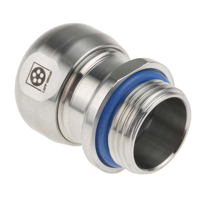 Lapp SKINTOP Series Metallic Stainless Steel Cable Gland, M20 Thread, 7mm Min, 13mm Max, IP69K