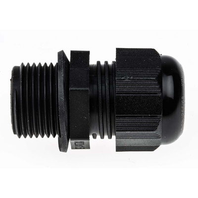 Kopex-EX CGM Series Black Nylon Cable Gland, M20 Thread, 6mm Min, 12mm Max, IP66, IP68