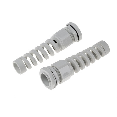 RS PRO Grey Nylon Cable Gland, PG21 Thread, 13mm Min, 18mm Max, IP68