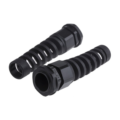 RS PRO Black Nylon Cable Gland, PG21 Thread, 13mm Min, 18mm Max, IP68