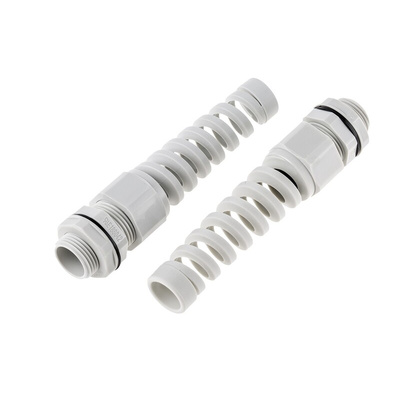 RS PRO Grey Nylon Cable Gland, M20 Thread, 10mm Min, 14mm Max, IP68