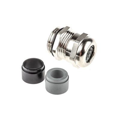 HARTING Han CGM-M Series Metallic Metal Cable Gland, M20 Thread, 5mm Min, 12mm Max, IP68