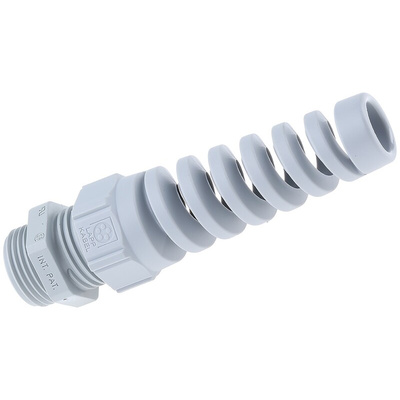 Lapp SKINTOP Series Grey Polyamide Cable Gland, PG11 Thread, 4mm Min, 10mm Max, IP68