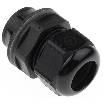 Lapp SKINTOP Series Black Polyamide Cable Gland, M25 Thread, 9mm Min, 17mm Max, IP68