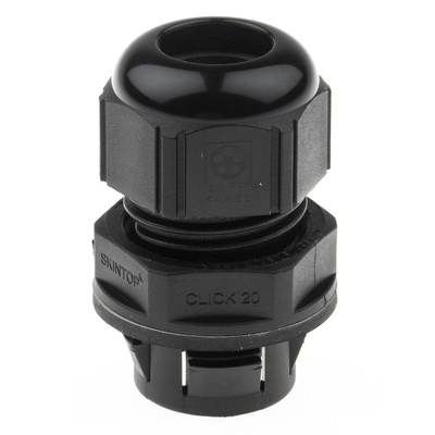 Lapp SKINTOP Series Black Polyamide Cable Gland, M20 Thread, 7mm Min, 13mm Max, IP68