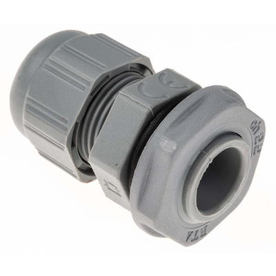 Legrand Grey Polyamide Cable Gland, PG9 Thread, 4mm Min, 8mm Max, IP68