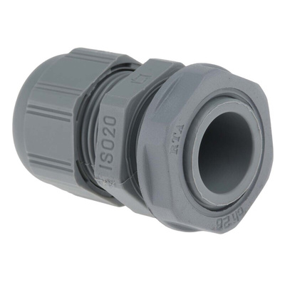 Legrand Grey Polyamide Cable Gland, M20 Thread, 6mm Min, 12mm Max, IP68