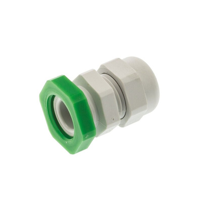 SIB WADI-TEC Series Grey PA 6 Cable Gland, M16 Thread, 4.5mm Min, 8mm Max, IP68