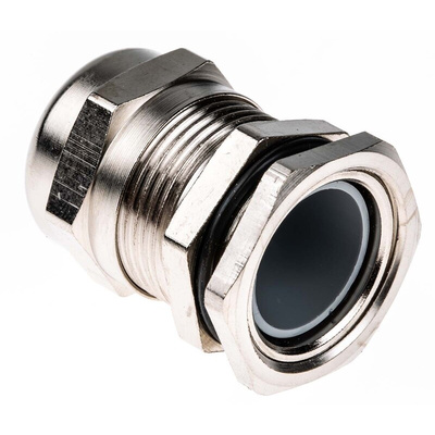 SIB SIB-TEC Series Metallic Nickel Plated Brass Cable Gland, PG16 Thread, 8mm Min, 15mm Max, IP68