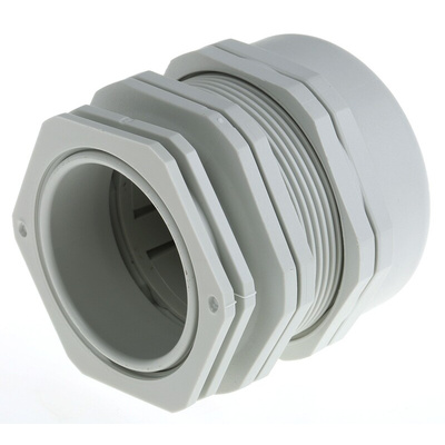 SIB WADI-TEC Series Grey PA 6 Cable Gland, M50 Thread, 34mm Min, 42mm Max, IP68