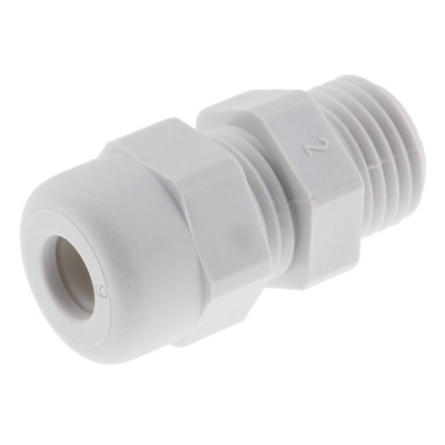 SIB WADI-TEC Series Grey PA 6 Cable Gland, PG7 Thread, 3mm Min, 6mm Max, IP68