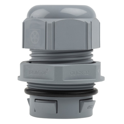 Lapp SKINTOP Series Grey Polyamide Cable Gland, M32 Thread, 11mm Min, 20mm Max, IP68