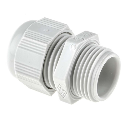 SIB SIB-TEC Series Grey PA 6 Cable Gland, M20 Thread, 5mm Min, 12mm Max, IP68