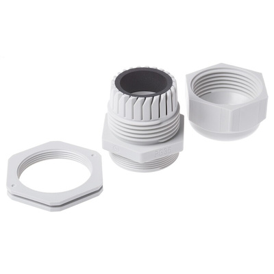 SIB SIB-TEC Series Grey PA 6 Cable Gland, PG36 Thread, 18mm Min, 32mm Max, IP68