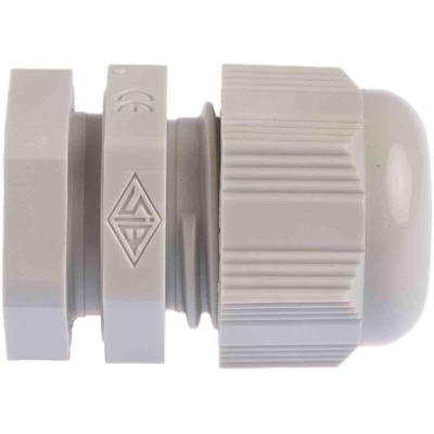 SIB SIB-TEC Series Grey PA 6 Cable Gland, PG11 Thread, 3.5mm Min, 10mm Max, IP68