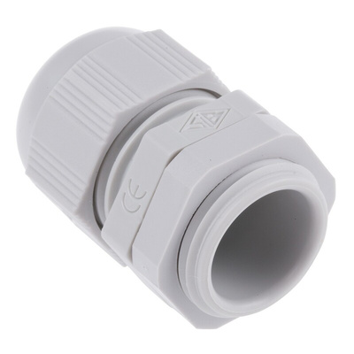 SIB SIB-TEC Series Grey PA 6 Cable Gland, PG13.5 Thread, 5mm Min, 12mm Max, IP68