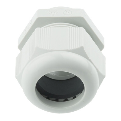 SIB SIB-TEC Series Grey PA 6 Cable Gland, M32 Thread, 14mm Min, 25mm Max, IP68