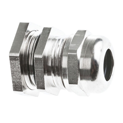 SIB WADI-TEC ECEA GSE Series Metallic Nickel Plated Brass Cable Gland, M20 Thread, 6mm Min, 10mm Max, IP68