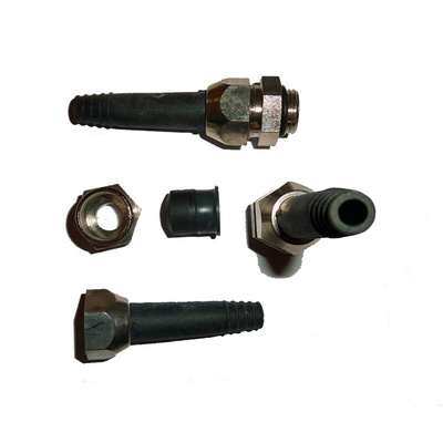 SES Sterling A1 Series Metallic Nickel Plated Brass Cable Gland, PG13 Thread, 10.5mm Min, 13mm Max, IP68