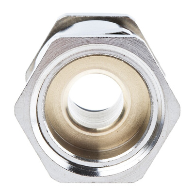 Lapp SKINDICHT Series Metallic Nickel Plated Brass Cable Gland, PG16 Thread, 10.8mm Min, 12.8mm Max, IP68