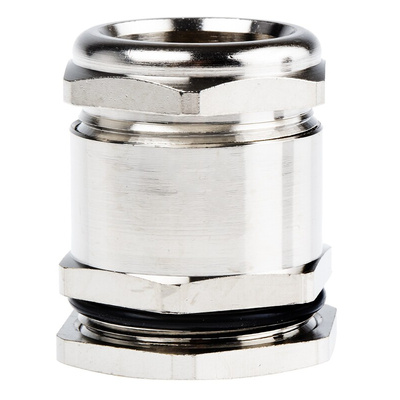 Lapp SKINDICHT Series Metallic Nickel Plated Brass Cable Gland, PG21 Thread, 14mm Min, 15.8mm Max, IP68