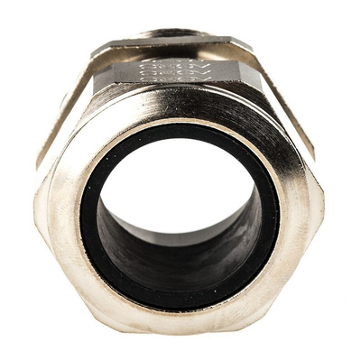 SES Sterling A1 Series Metallic Nickel Plated Brass Cable Gland, PG29 Thread, 19mm Min, 27.5mm Max, IP68