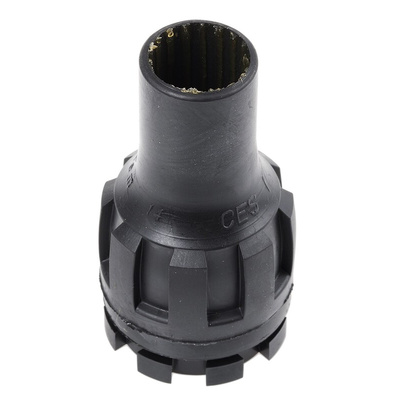 TE Connectivity CES Series Black Plastic Cable Gland, PG13.5 Thread, 4.32mm Min, 12.7mm Max, IP68