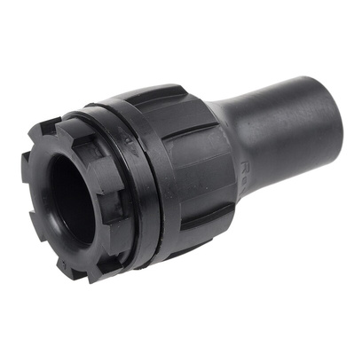 TE Connectivity CES Series Black Plastic Cable Gland, PG13.5 Thread, 4.32mm Min, 12.7mm Max, IP68