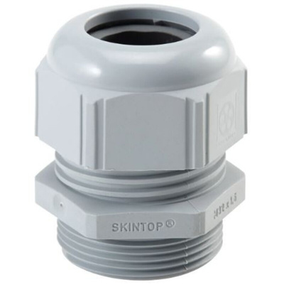 Lapp SKINTOP Series Grey Polyamide Cable Gland, M40 Thread, 16mm Min, 28mm Max, IP66, IP68, IP69K