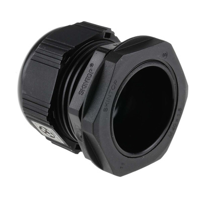 Lapp SKINTOP Series Black Polyamide Cable Gland, M40 Thread, 16mm Min, 28mm Max, IP66, IP68, IP69K