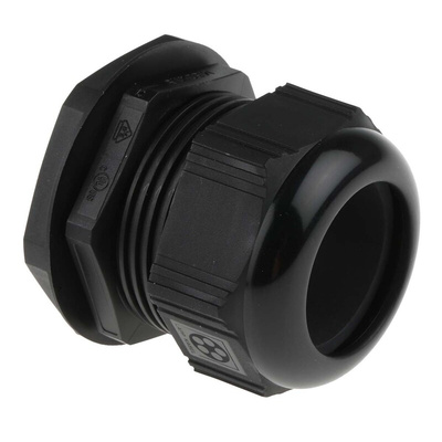 Lapp SKINTOP Series Black Polyamide Cable Gland, M50 Thread, 27mm Min, 34mm Max, IP66, IP68, IP69K