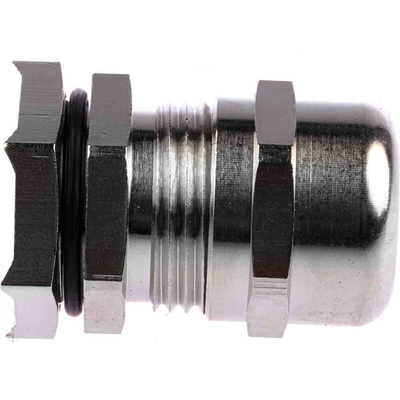Lapp SKINTOP Series Metallic Nickel Plated Brass Cable Gland, PG11 Thread, 4mm Min, 10mm Max, IP68