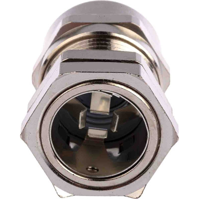 Lapp SKINTOP Series Metallic Nickel Plated Brass Cable Gland, PG11 Thread, 4mm Min, 10mm Max, IP68