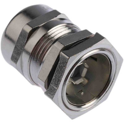 Lapp SKINTOP Series Metallic Nickel Plated Brass Cable Gland, PG16 Thread, 8mm Min, 14mm Max, IP68