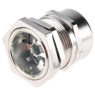 Lapp SKINTOP Series Metallic Nickel Plated Brass Cable Gland, PG21 Thread, 11mm Min, 18mm Max, IP68