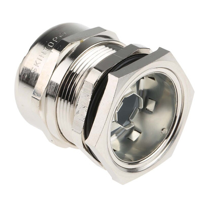 Lapp SKINTOP Series Metallic Nickel Plated Brass Cable Gland, PG29 Thread, 16mm Min, 25mm Max, IP68