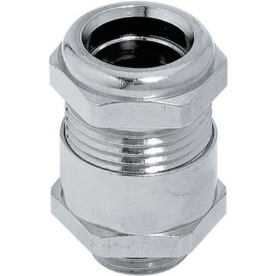 Lapp SKINDICHT Series Metallic Nickel Plated Brass Cable Gland, M12 Thread, 3mm Min, 4.8mm Max, IP68