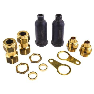 Prysmian LSF-CW Series Steel Cable Gland Kit, M20 Thread, 8mm Min, 13.2mm Max, IP66